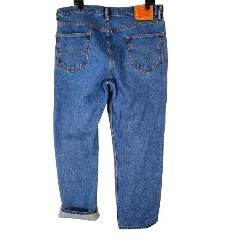 Levi's 550 relaxed fit tapered leg jeans men's size 36x32